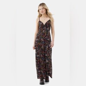 No Boundaries Black Floral Dress